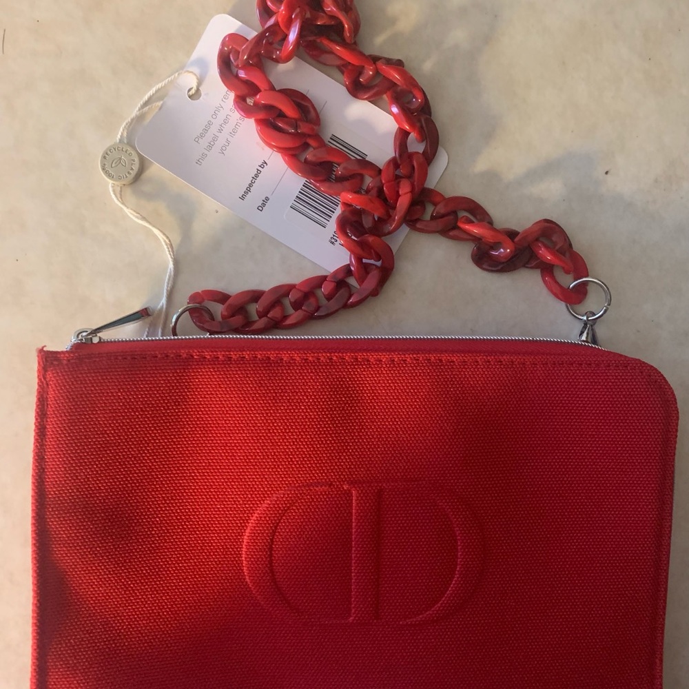 NWT CD (Christine Dior) Red Clutch bag